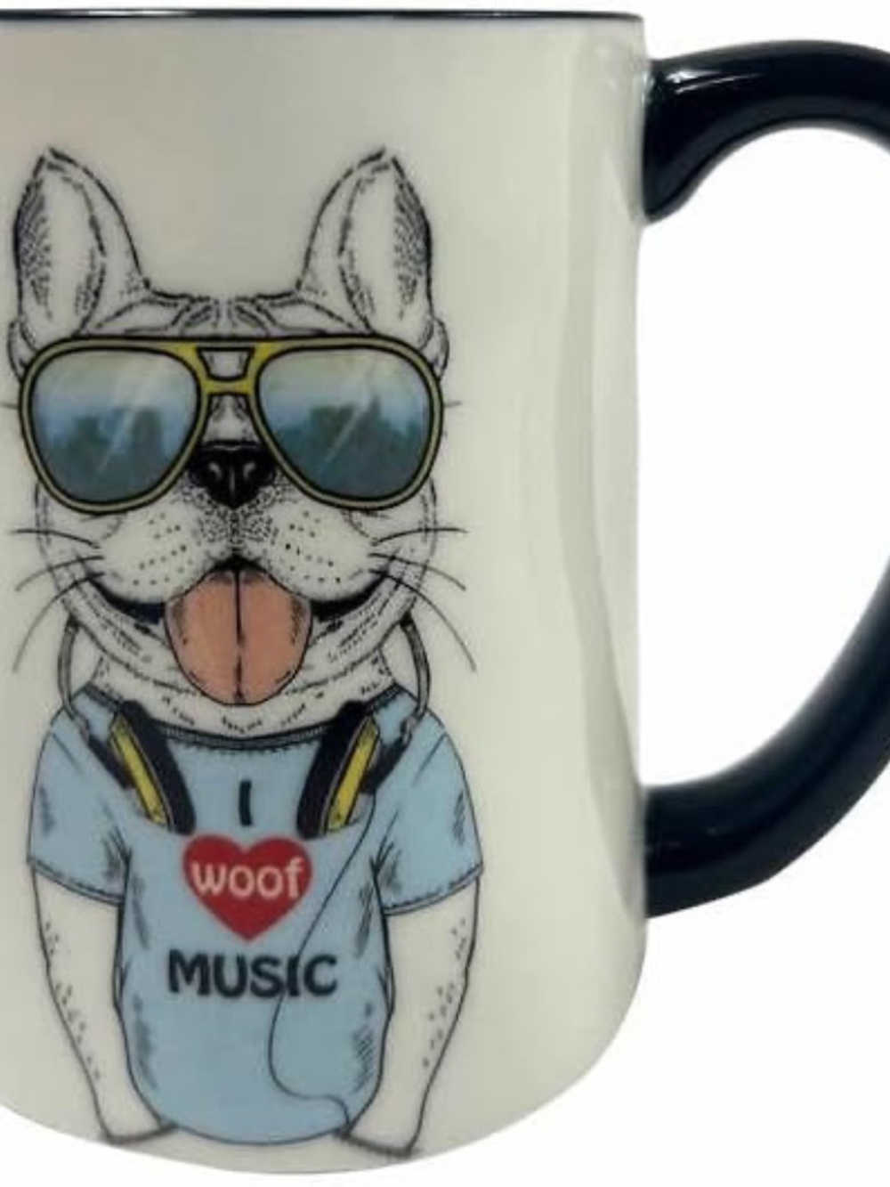 NIB Hipster Animal Mug Set of Six Animal Character Signature Housewares - Picture 3 of 8